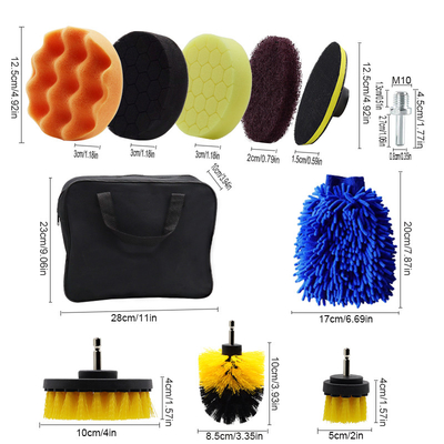 26 stuks Auto Detailing Kit Interne en Externe Auto Tool Kit Boor Reinigingsborstel Set