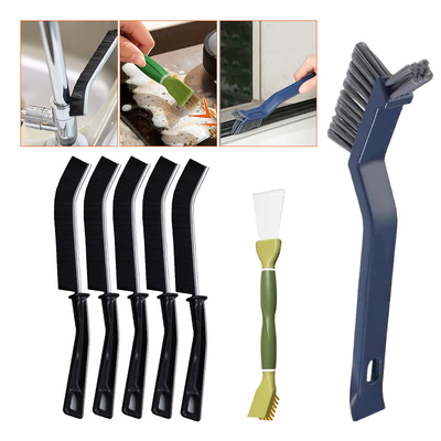 7pcs Plastic badkamer vloerborstel Hard geborstelde scheur vloer reinigingsborstel