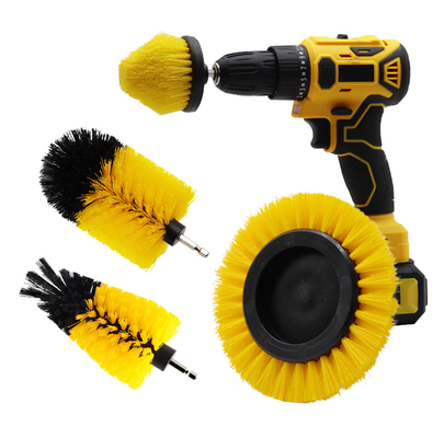 Huishoudelijk reinigingsborstel Kleine hoeken Handreiniging Elektrische auto Wiel Rimpelborstel 4pcs