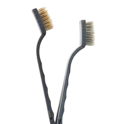 3Pcs Mini Wire Stainless Steel Toothbrush 26.5cm Ss van de Messingsdraad Staalborstels