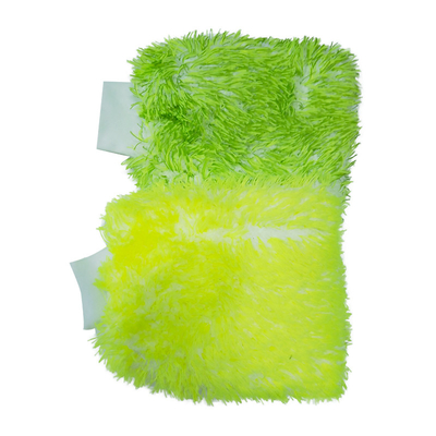 Gepersonaliseerde Microfiber Reiniging Mitt Long Pile Auto Wassen Reiniging Handschoen