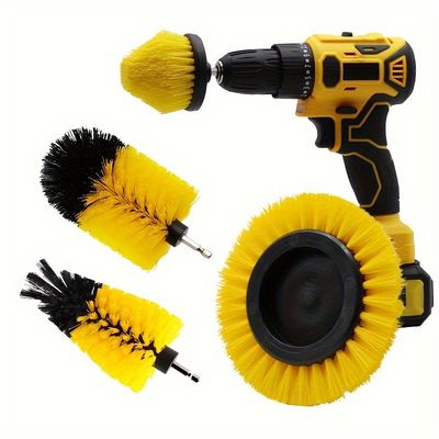 Fabrieksvoorziening 4pcs Dill Reinigingsborstel Tegelborstel Borstel Scrubborstel