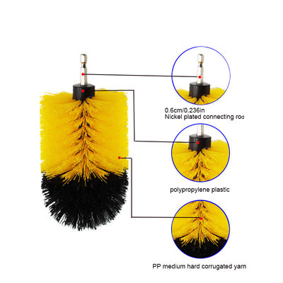 Fabrieksvoorziening 4pcs Dill Reinigingsborstel Tegelborstel Borstel Scrubborstel