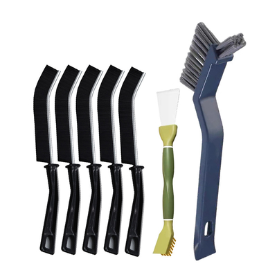 7pcs Plastic badkamer vloerborstel Hard geborstelde scheur vloer reinigingsborstel