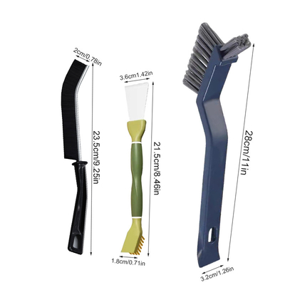 7pcs Plastic badkamer vloerborstel Hard geborstelde scheur vloer reinigingsborstel