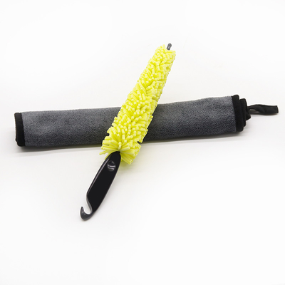 Plastic Handle Vervoer Reinigingsborstel Autoverwiel Wasborstel Autoverwas Spons Tool