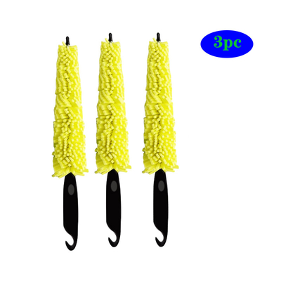 Plastic Handle Vervoer Reinigingsborstel Autoverwiel Wasborstel Autoverwas Spons Tool