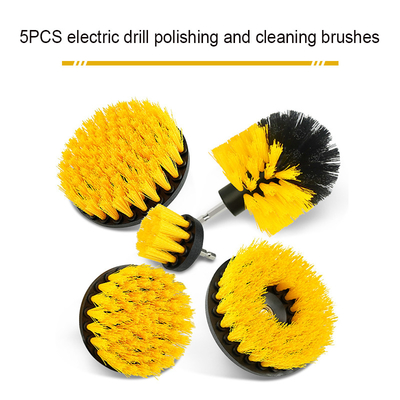 5pcs borrel reiniging borstel Power scrubber borstel auto reiniging borstel set