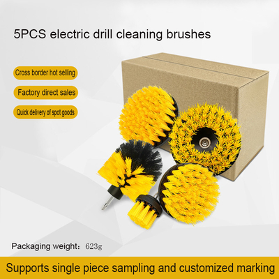 5pcs borrel reiniging borstel Power scrubber borstel auto reiniging borstel set