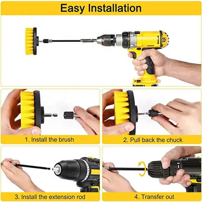 9 stuks Autoreiniger boorkracht scrubber borstel set Autoreiniging