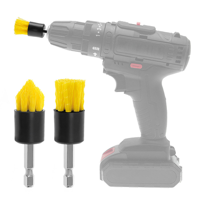 2pcs Multifunctionele elektrische spin scrubber reinigingsborstel boorborstel