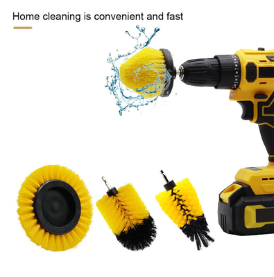 Huishoudelijk reinigingsborstel Kleine hoeken Handreiniging Elektrische auto Wiel Rimpelborstel 4pcs