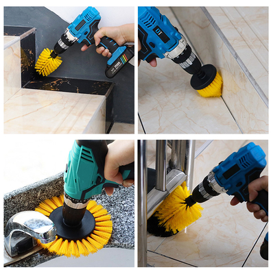 Huishoudelijk reinigingsborstel Kleine hoeken Handreiniging Elektrische auto Wiel Rimpelborstel 4pcs