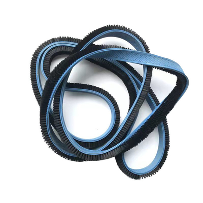 Industriële rubberbasis roestvrij staal draadstrookborstel spiraalstrookgordel reinigingsborstel