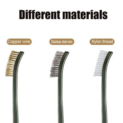 Messingdraad Set Rust Metal Reiniging Kit Nylon Borstel Set