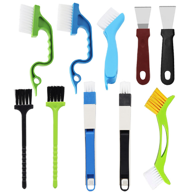 10pcs Keuken schoonmaakgereedschappen Ruitengroeve schoonmaakborstel Huishoudelijk gatborstel