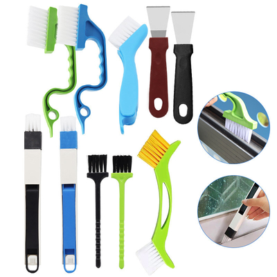 10pcs Keuken schoonmaakgereedschappen Ruitengroeve schoonmaakborstel Huishoudelijk gatborstel