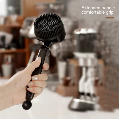 Uniek ontwerp en anti-spatbescherming voor koffiemachine reinigingsborstel