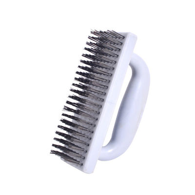 Plastic Handle Clean Metal Dirt Play Roestvrij staal Reiniging Industrieel staal borstel