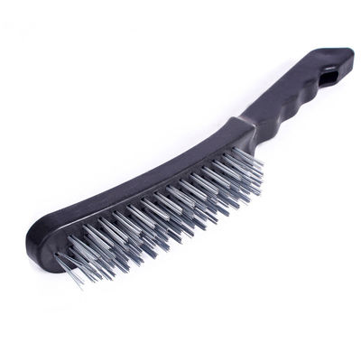 Plastic Handle Clean Metal Dirt Play Roestvrij staal Reiniging Industrieel staal borstel