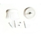 7cm Elektrische Vastgestelde witte het Varkenshaarpp draad van de Boor Schoonmakende Borstel